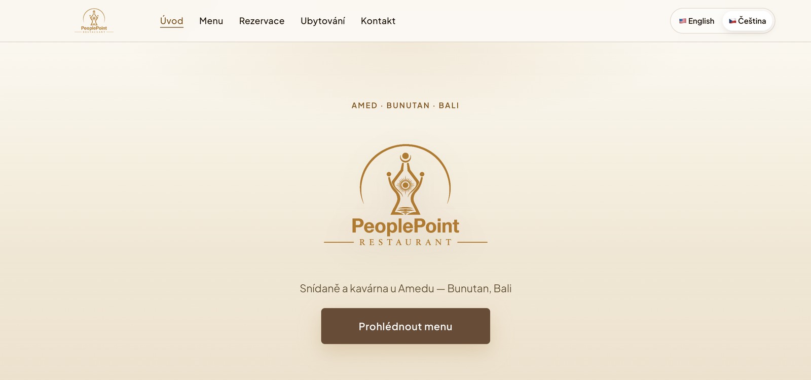 Cafe People Point — web restaurace